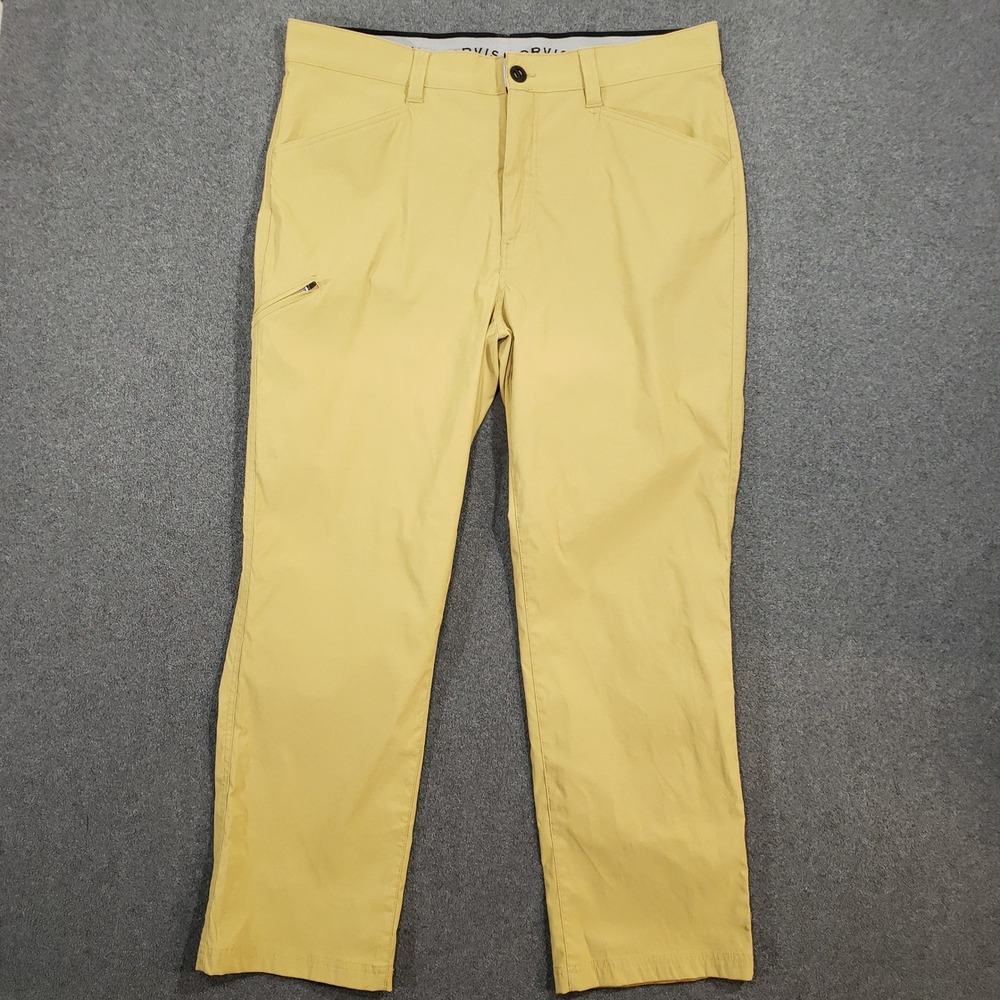 Orvis Tech Pant Mens 38x30 Tan Stretch Water Repellent Comfort‎ Outdoor Hiking